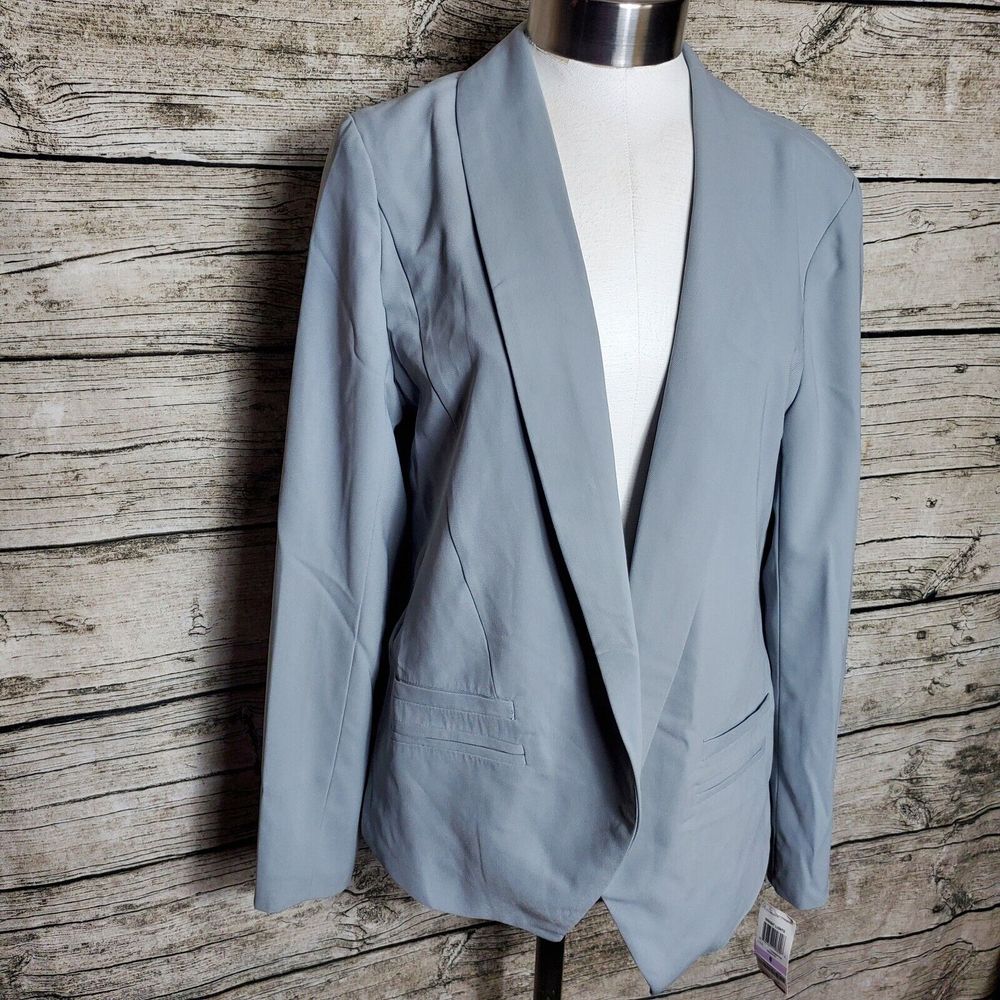 Alfani Hematite Gray Blazer Size 6